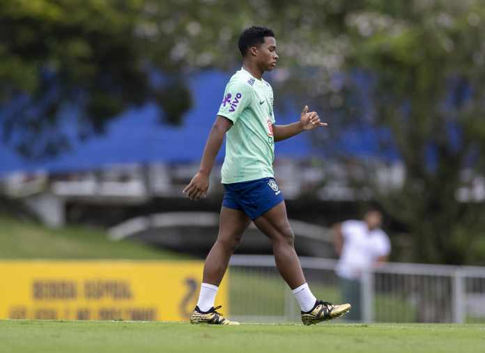 Promessa do futebol brasileiro, Endrick conta o que Diniz pediu para ele na seleção