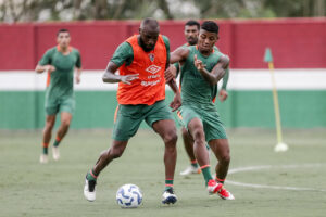 Fluminense em treinamento