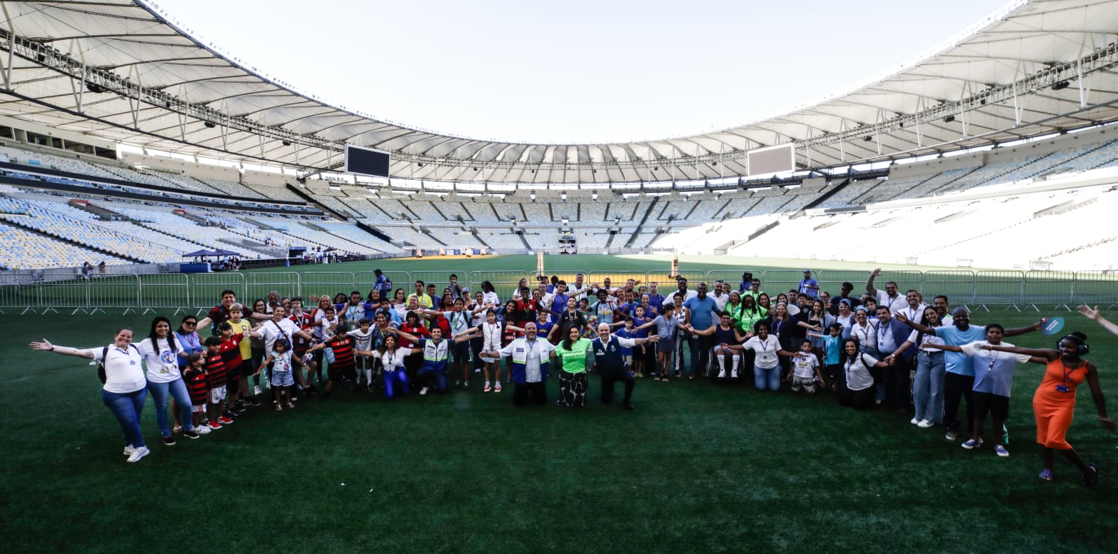 Abraço no Maracanã