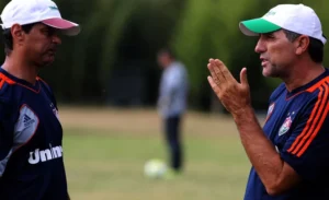 Renato Gaúcho e Alexandre Mendes, seu auxiliar