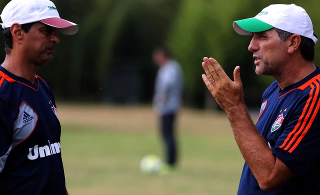 Renato Gaúcho e Alexandre Mendes, seu auxiliar