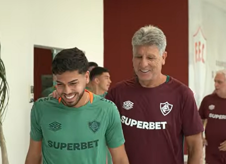 Renato Gaúcho em primeiro treino do Fluminense