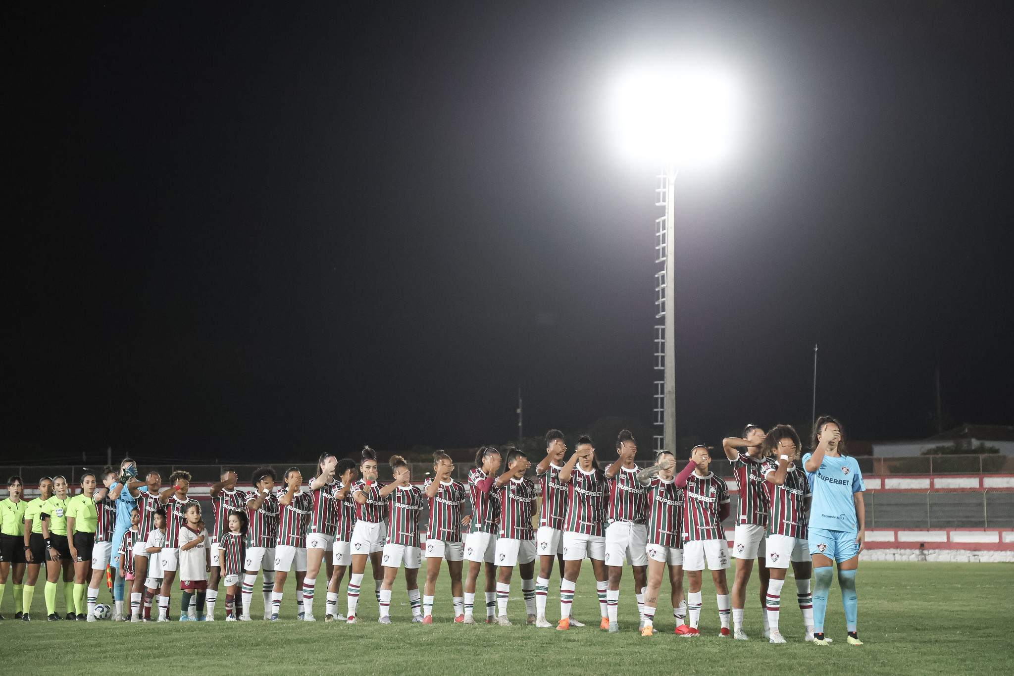 Fluminense protesto Brasileirão FEminino
